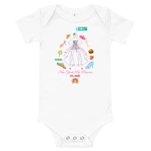 Load image into Gallery viewer, Baby body short sleeve one piece &#39;Pink Princess&#39;
