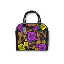 Load image into Gallery viewer, Shoulder Handbag &#39;Purple Gold&#39;
