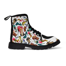 Load image into Gallery viewer, Women&#39;s Canvas Boots &#39;OMG. Shoes&#39;
