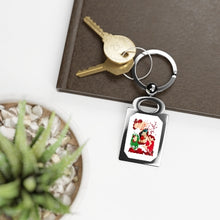 Load image into Gallery viewer, Rectangle Photo Keyring &#39;Viva L&#39;Italia&#39;
