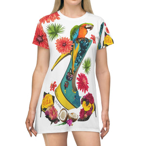 T-Shirt Dress 'Parrot'