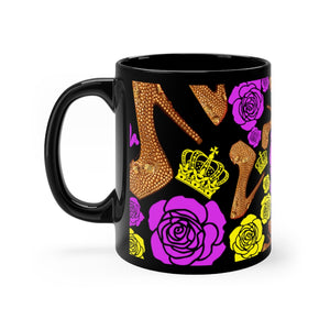 Black mug 11oz 'Kilame Royal'