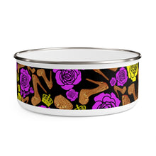 Load image into Gallery viewer, Enamel Bowl &#39;Purple Gold&#39;
