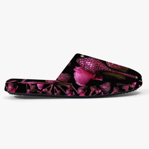 Classic Cotton Slippers 'Pink crystals shoes'