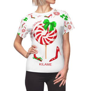 Tee Peppermint 'Happy Holidays'