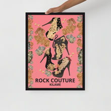 Load image into Gallery viewer, Framed poster &#39;Rock Couture&#39;
