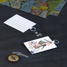 Load image into Gallery viewer, Saffiano Leather Card Holder &#39;Wonderland&#39;
