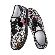 Load image into Gallery viewer, Skate Shoes - White/Black &#39;Pink gold sandals&#39;
