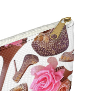 Accessory Pouch  Tue 'Rose pink flower'