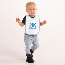 Load image into Gallery viewer, Embroidered Baby Bib &#39;Kilame logo&#39;
