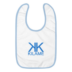 Embroidered Baby Bib 'Kilame logo'