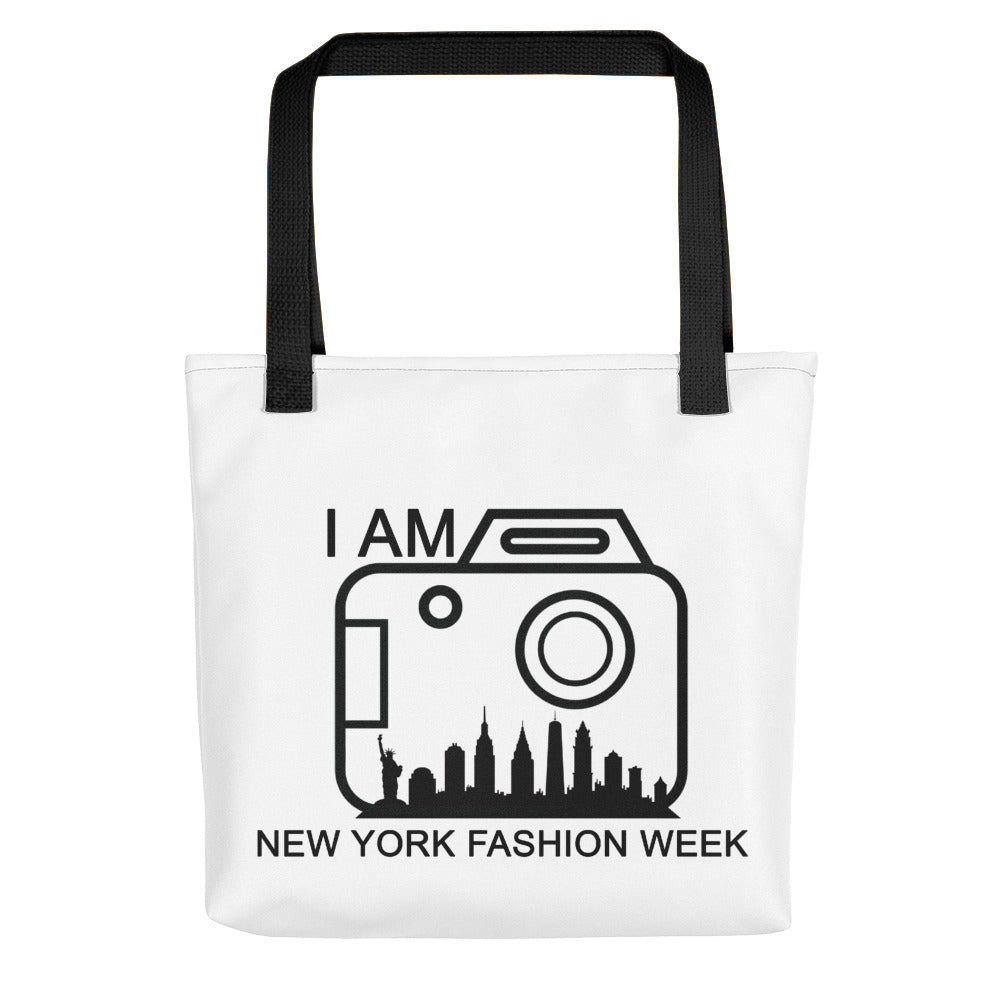 Tote bag 'I AM New York Fashion Week' Camera