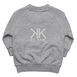 Baby Organic Bomber Jacket 'Kilame logo'