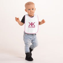 Load image into Gallery viewer, Embroidered Baby Bib &#39;Kilame logo&#39;
