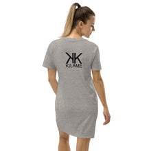Load image into Gallery viewer, Organic cotton t-shirt dress Solp &#39;Travel Blogger Girl&#39;
