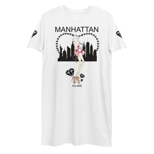 Organic cotton t-shirt dress Diva 'Manhattan'