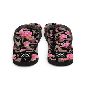 Flip-Flops 'Rose pink flower'