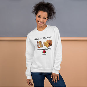 Unisex Sweatshirt 'Pandoro o Panettone'