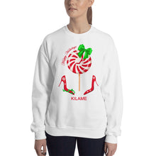 Load image into Gallery viewer, Sweatshirt Peppermint &#39;Happy Holidays&#39;
