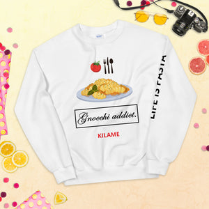 Unisex Sweatshirt 'Gnocchi addict'