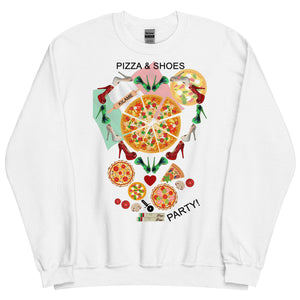 Sweatshirt 'Pizza party'