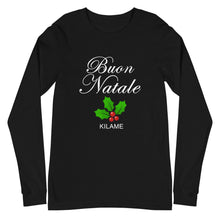 Load image into Gallery viewer, Unisex Long Sleeve Tee &#39;Buon Natale&#39;
