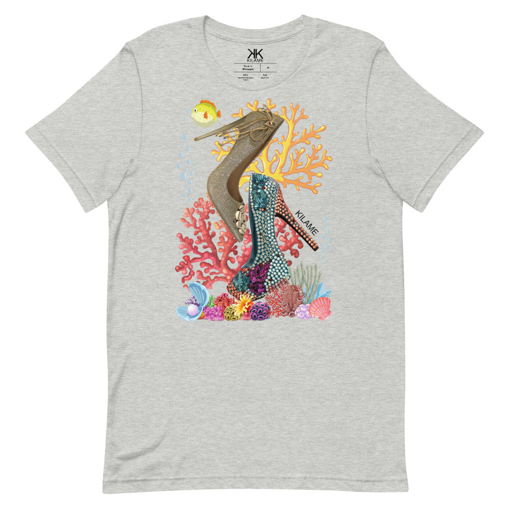 Short-sleeve unisex t-shirt Coral 'Fashion Sea'