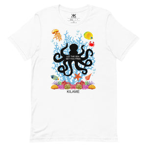 Short-sleeve unisex t-shirt 'Octopus'