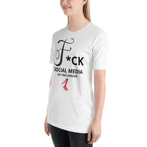 Unisex t-shirt 'Fck social media'