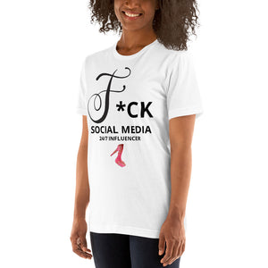 Unisex t-shirt 'Fck social media'