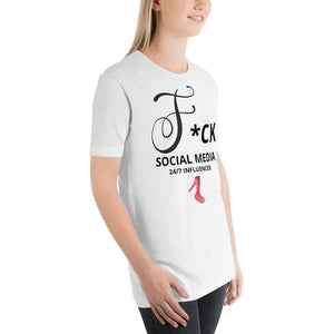 Unisex t-shirt 'Fck social media'