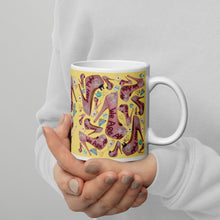 Load image into Gallery viewer, White glossy mug &#39;Tea Party&#39;
