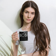 Load image into Gallery viewer, White glossy mug &#39;Boss lady O&#39;
