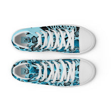 Load image into Gallery viewer, Women’s high top canvas shoes &#39;Travel blogger&#39;
