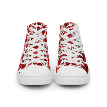 Load image into Gallery viewer, Women’s high top canvas shoes &#39;Love yourself&#39;
