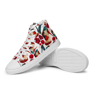 Women’s high top canvas shoes 'Amore tricolore'