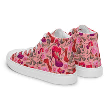Load image into Gallery viewer, Women’s high top canvas shoes &#39;Hollywood&#39;

