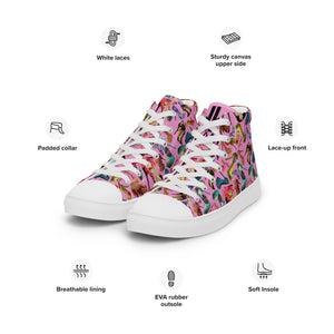Women’s high top canvas shoes 'OMG. Shoes!'