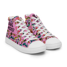 Load image into Gallery viewer, Women’s high top canvas shoes &#39;OMG. Shoes!&#39;
