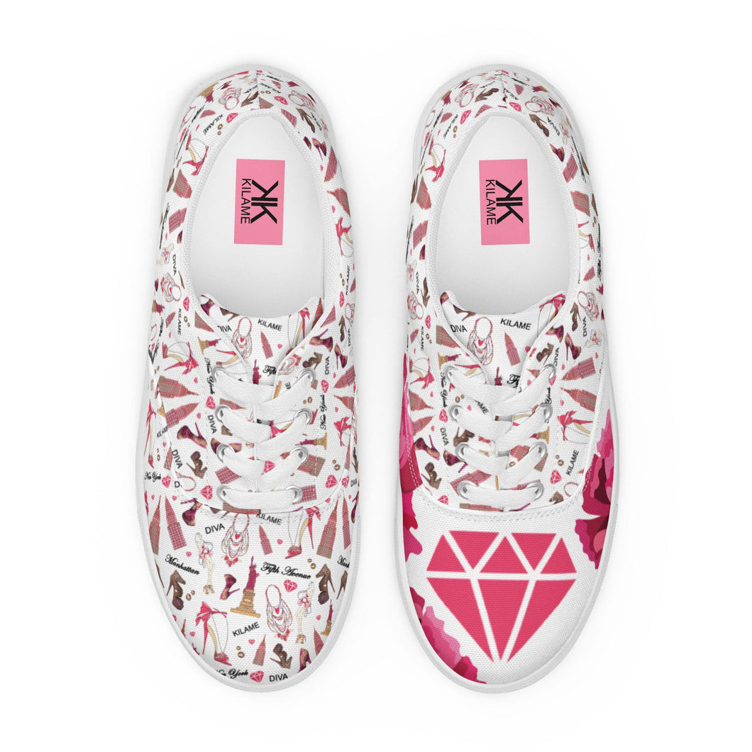 Women’s lace-up canvas shoes 'Manhattan Diva'