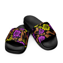Load image into Gallery viewer, Women&#39;s slides &#39;Purple Gold&#39;

