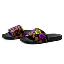 Load image into Gallery viewer, Women&#39;s slides &#39;Purple Gold&#39;
