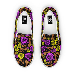 Women’s slip-on canvas shoes 'Purple Gold'