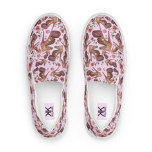 Load image into Gallery viewer, Women’s slip-on canvas shoes &#39;Vacanze Romane&#39;

