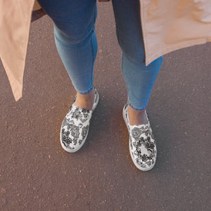 Women’s slip-on canvas shoes Fasit 'Lace'