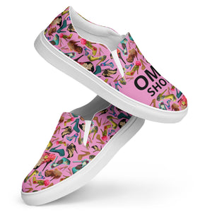 Women’s slip-on canvas shoes 'OMG. Shoes!