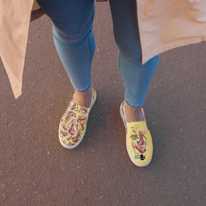 Women’s slip-on canvas shoes 'Tea Party'
