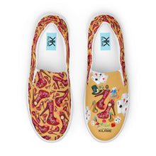 Load image into Gallery viewer, Women’s slip-on canvas shoes &#39;Down the rabbit hole&#39;
