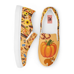 Women’s slip-on canvas shoes 'Pumpkin'