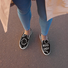 Load image into Gallery viewer, Women’s slip-on canvas shoes &#39;Boss Lady&#39;

